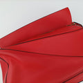 Puzzle Bag MediumRedLeather051605パズルバッグ ミディアムレッドレザー051605