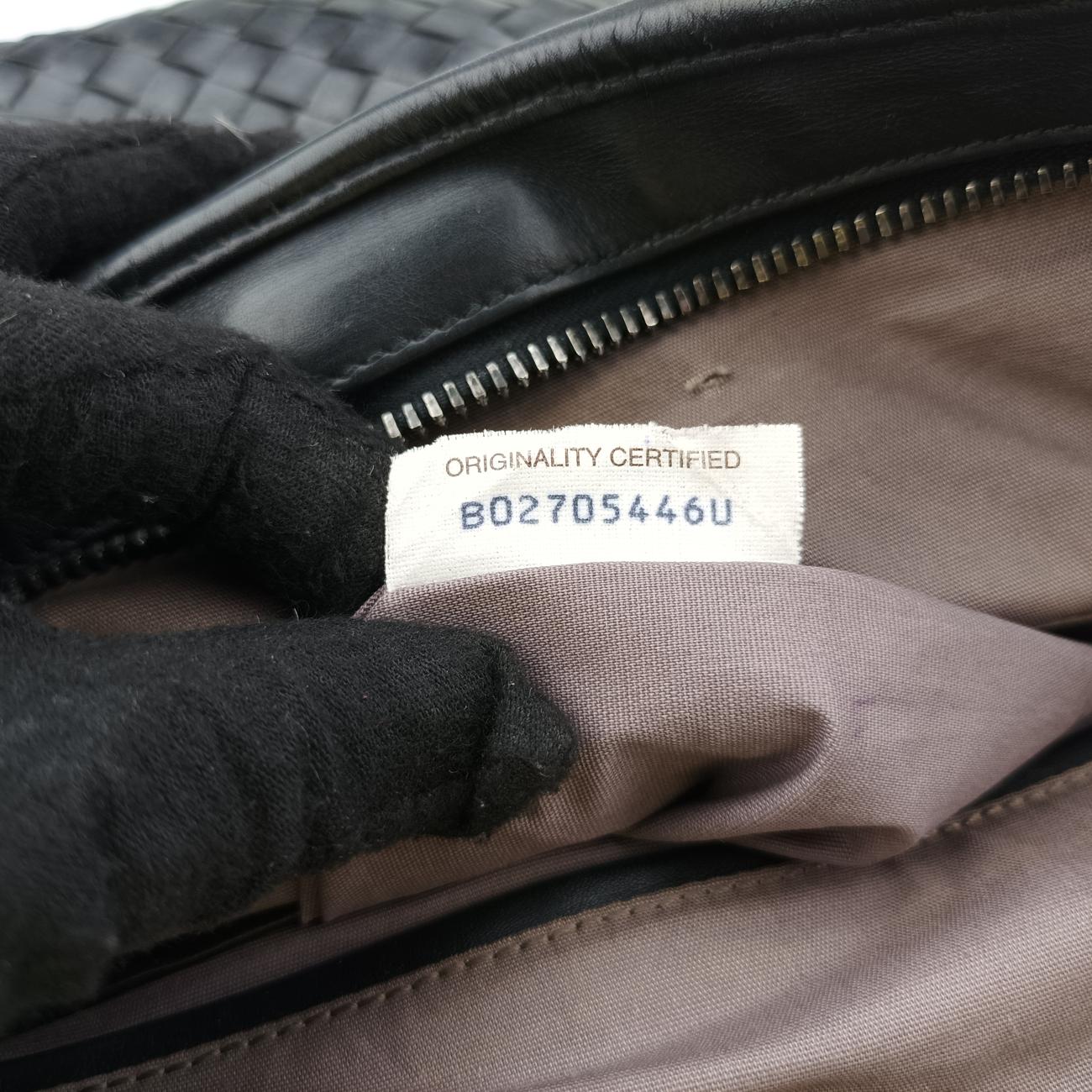 IntrecciatoBlacklambskinB02705446UイントレチャートブラックラムスキンB02705446U