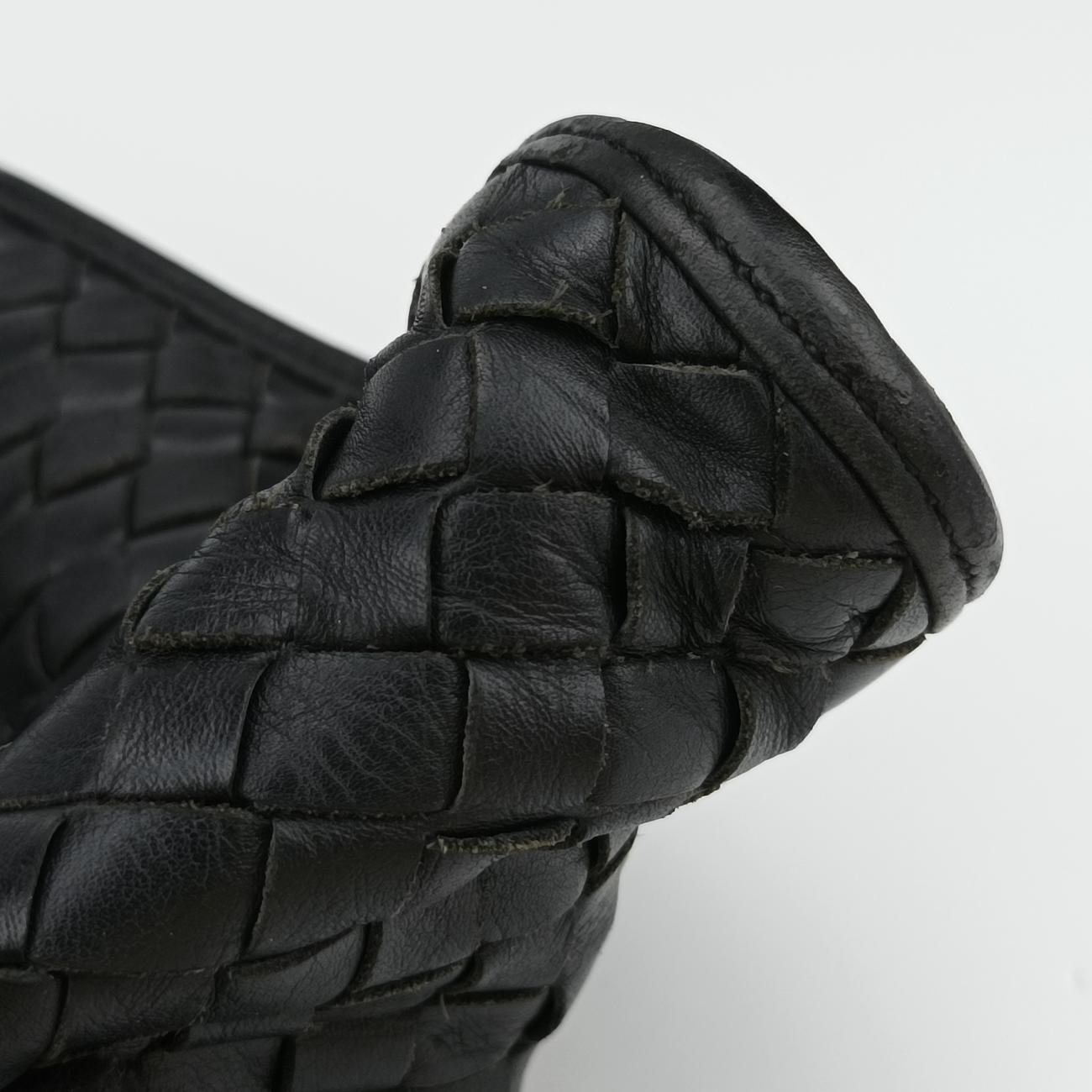 IntrecciatoBlacklambskinB02705446UイントレチャートブラックラムスキンB02705446U