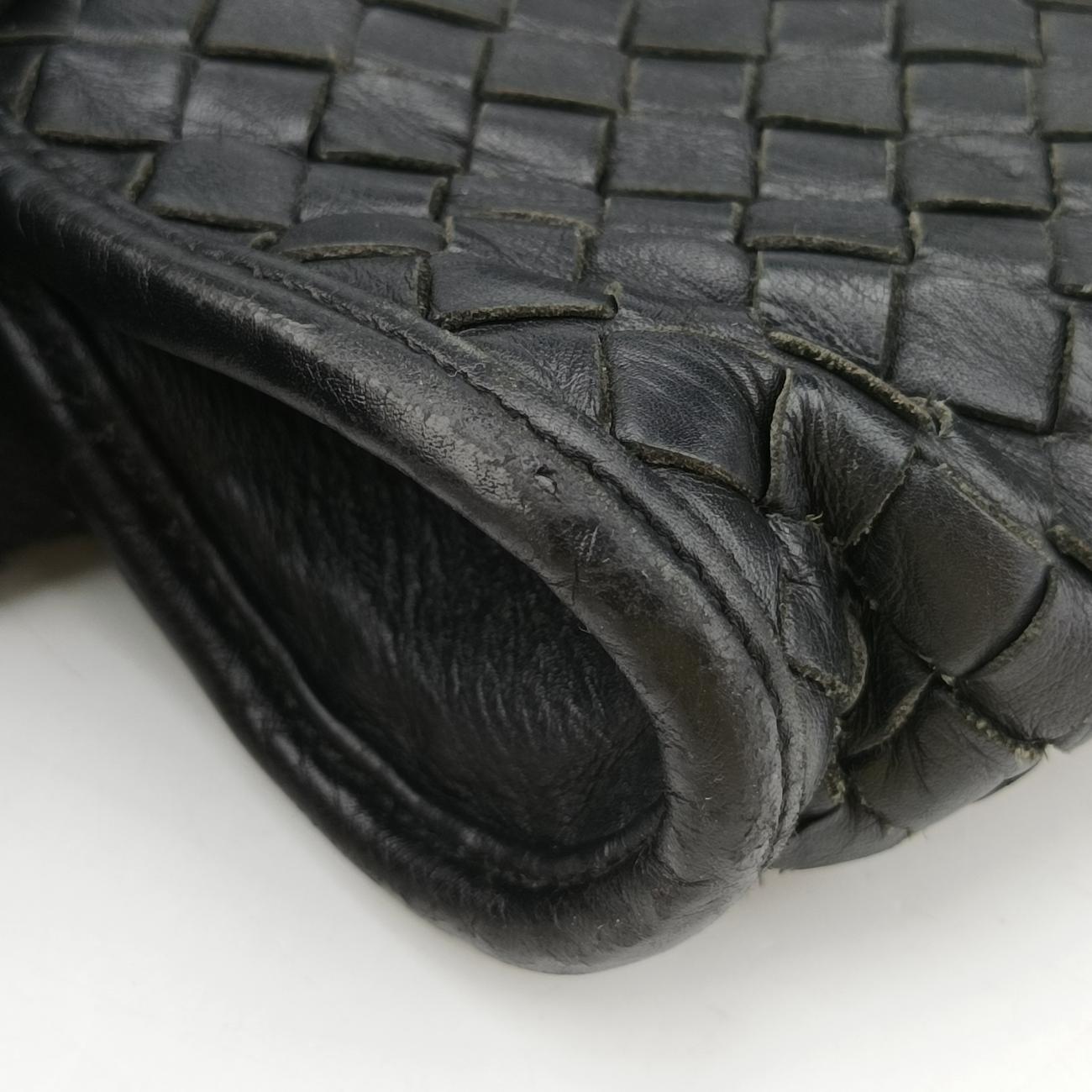 IntrecciatoBlacklambskinB02705446UイントレチャートブラックラムスキンB02705446U