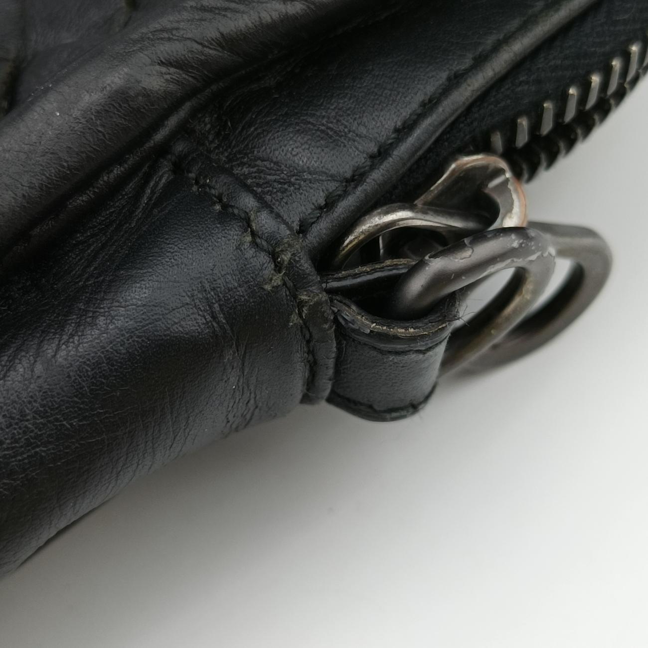 IntrecciatoBlacklambskinB02705446UイントレチャートブラックラムスキンB02705446U
