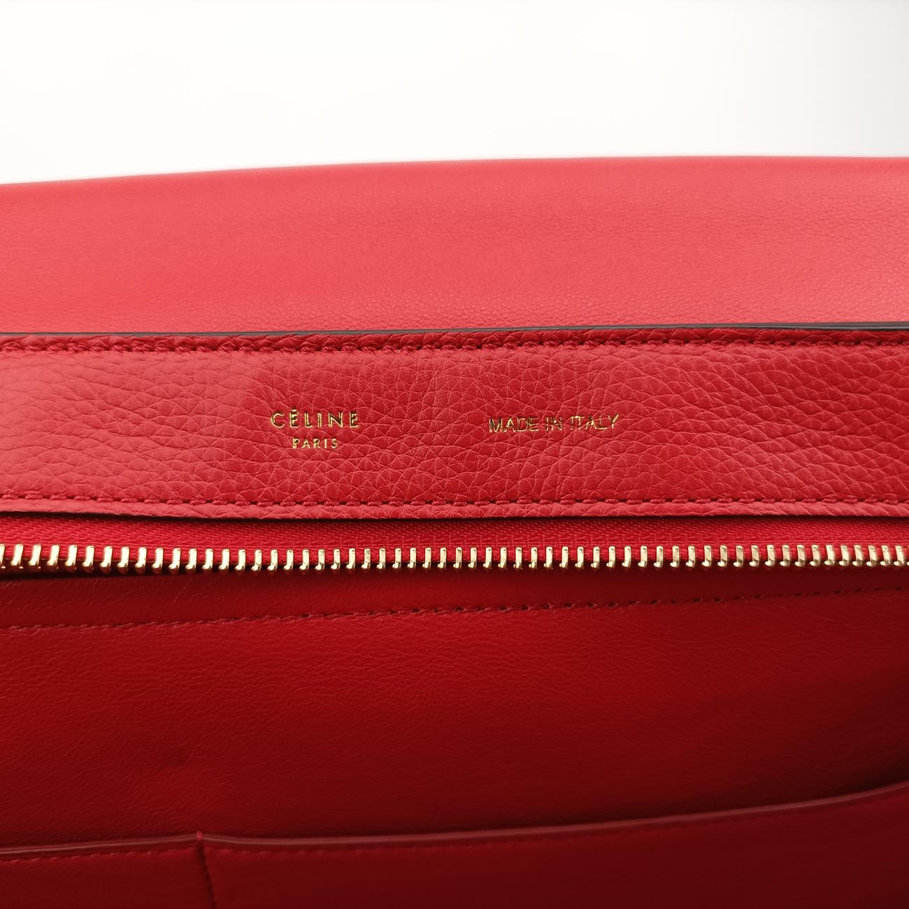 TrapezeRedLeatherF-SN-0142 F-PA-0142トラペーズミディアムレッドレザーF-SN-0142 F-PA-0142
