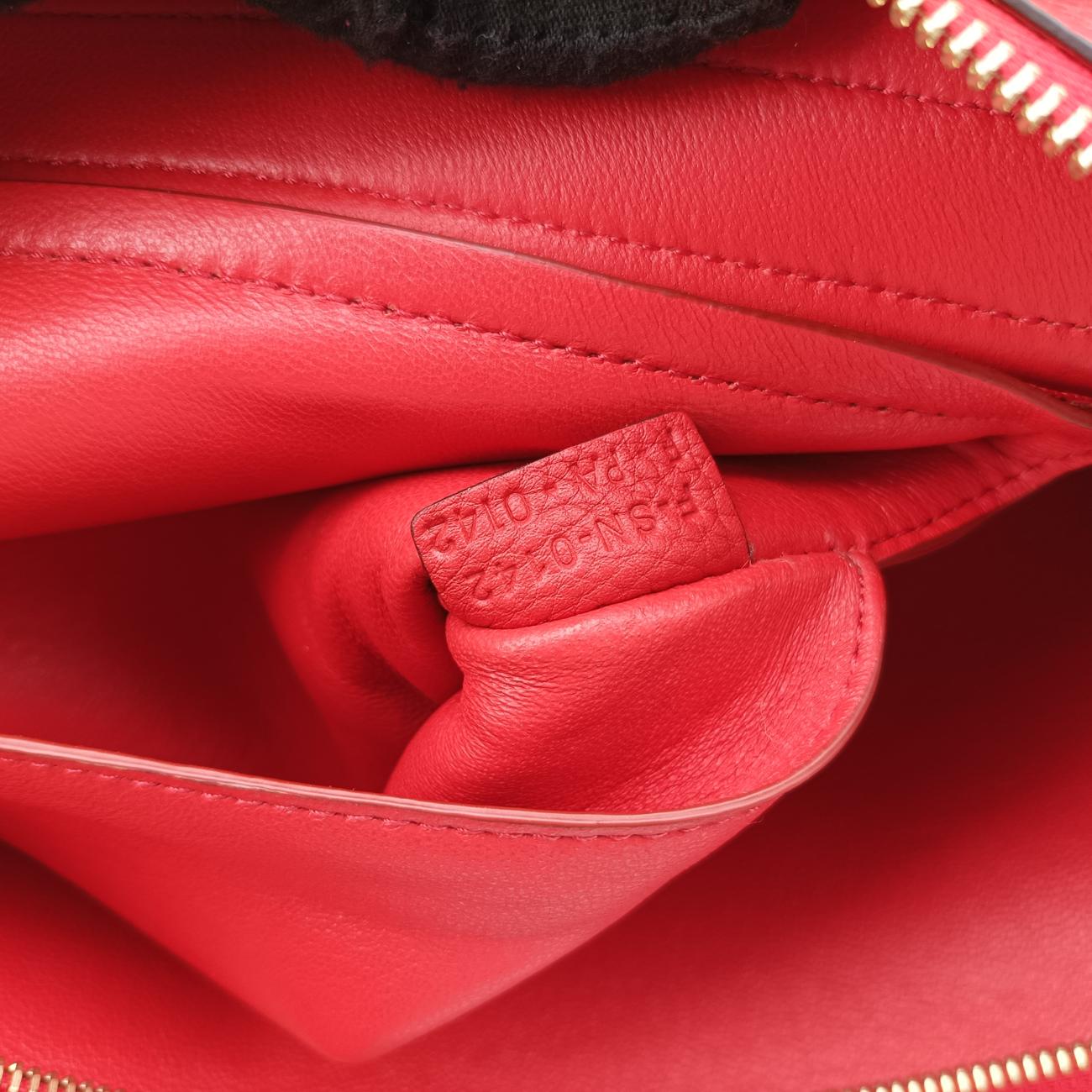 TrapezeRedLeatherF-SN-0142 F-PA-0142トラペーズミディアムレッドレザーF-SN-0142 F-PA-0142