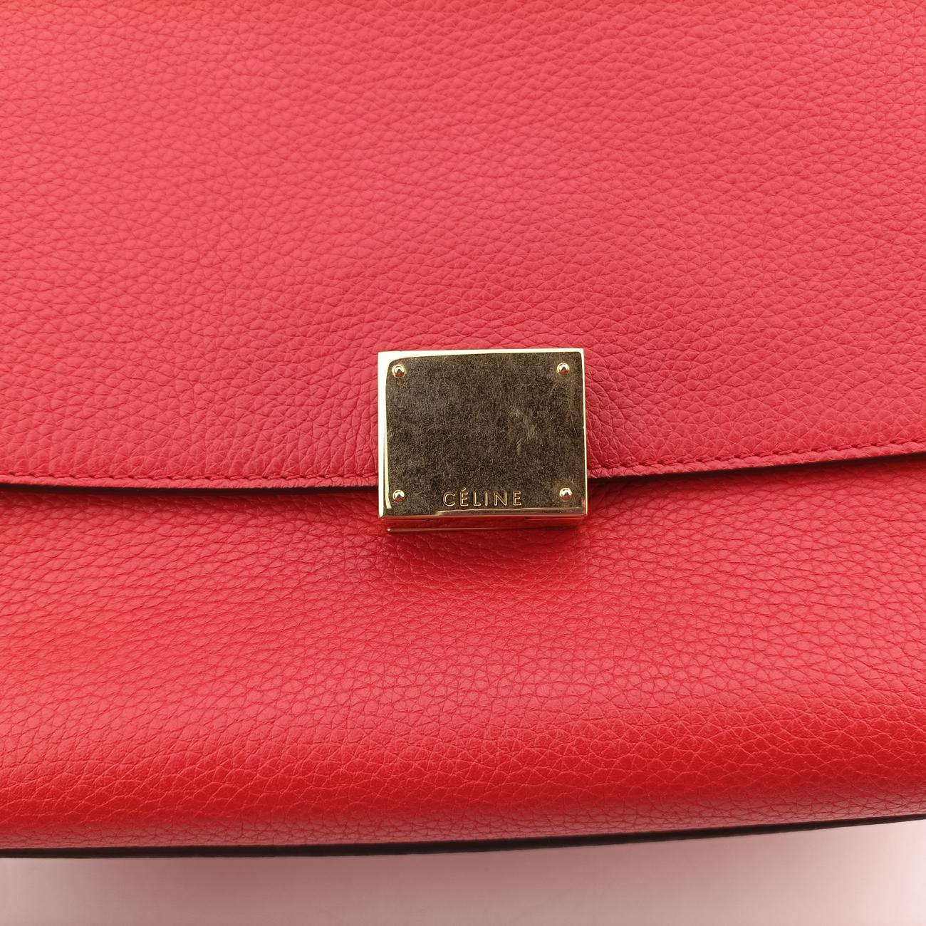 TrapezeRedLeatherF-SN-0142 F-PA-0142トラペーズミディアムレッドレザーF-SN-0142 F-PA-0142