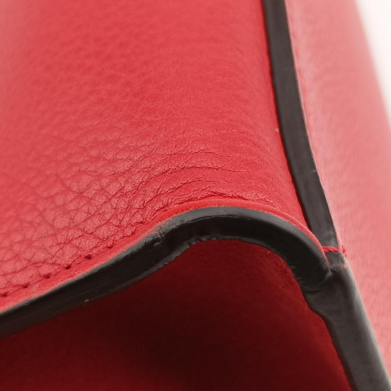 TrapezeRedLeatherF-SN-0142 F-PA-0142トラペーズミディアムレッドレザーF-SN-0142 F-PA-0142