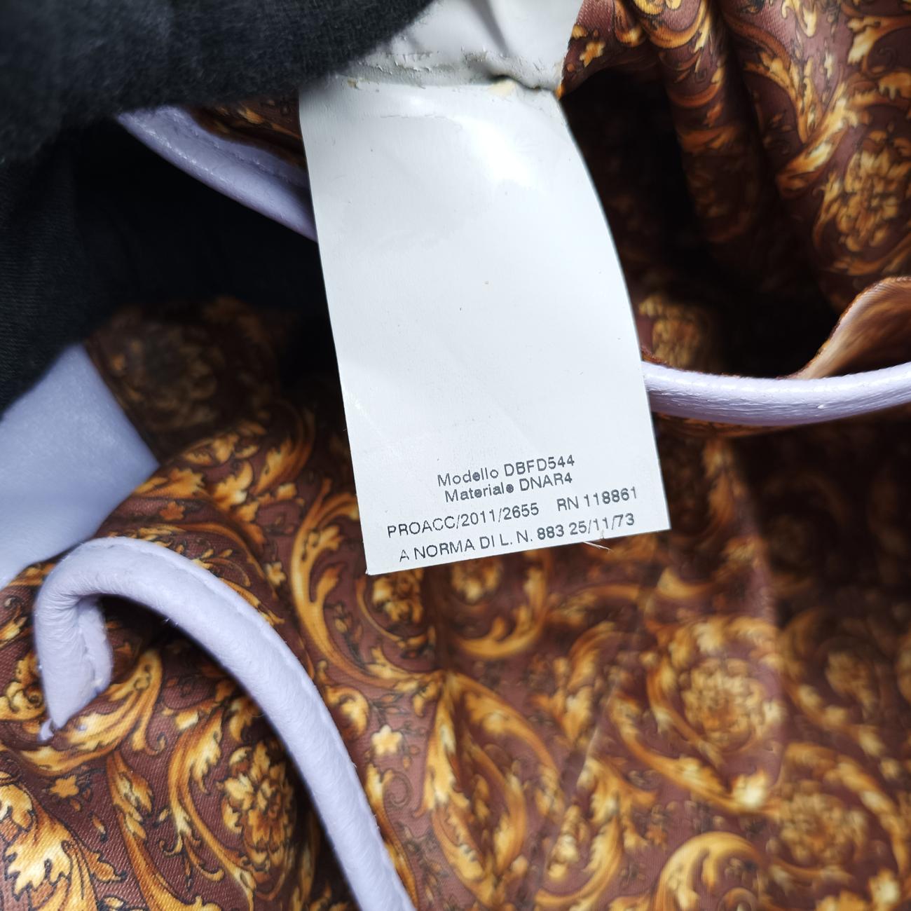 Medusa Nappa Barocco Quilted Studded VanitasPurpleLeatherメデューサナッパバロックキルティングスタッズヴァニタスパープルレザー