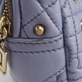 Medusa Nappa Barocco Quilted Studded VanitasPurpleLeatherメデューサナッパバロックキルティングスタッズヴァニタスパープルレザー