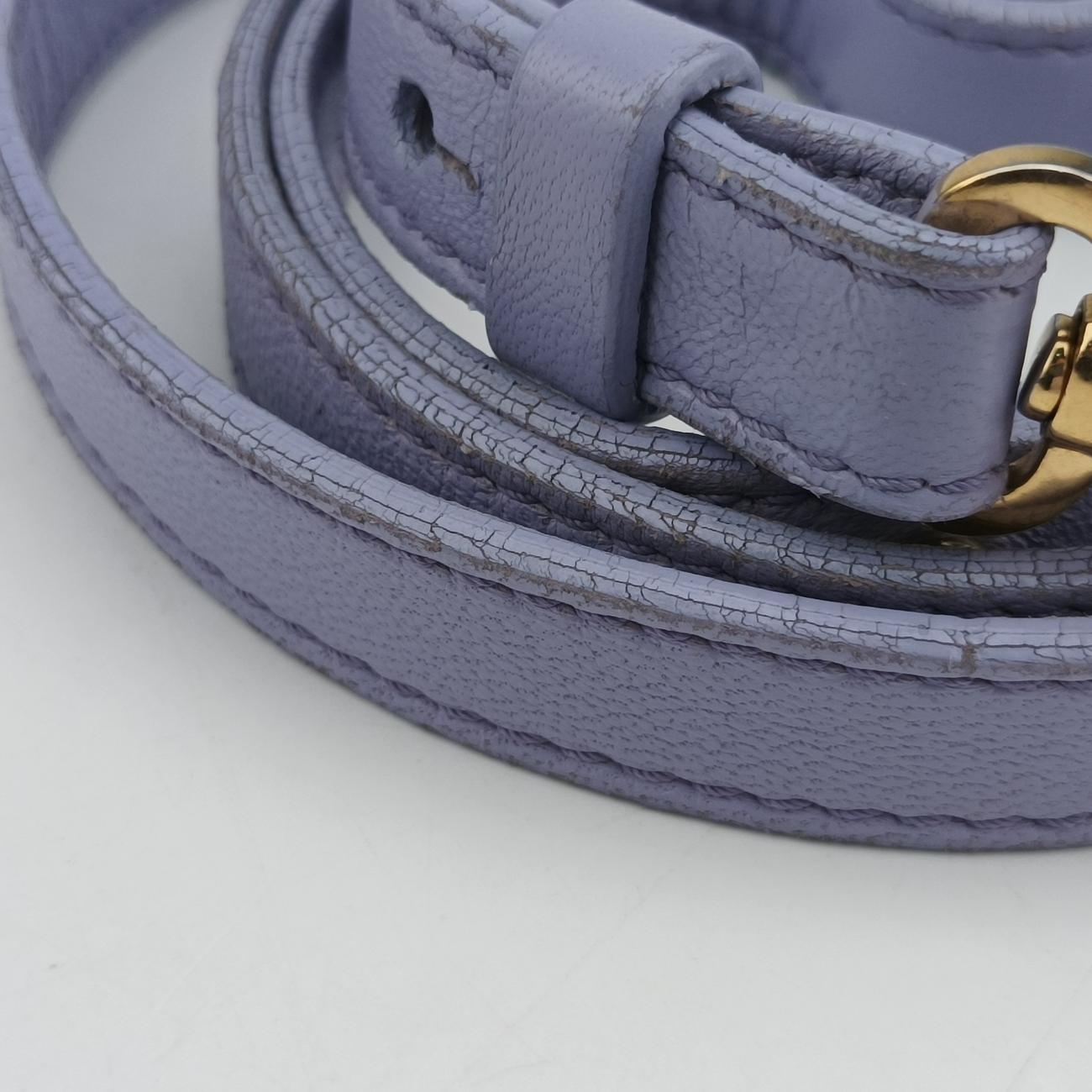 Medusa Nappa Barocco Quilted Studded VanitasPurpleLeatherメデューサナッパバロックキルティングスタッズヴァニタスパープルレザー