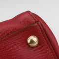 Quill Frame FuocoRedSAFFIANO LeatherBN256925クイルフレーム フオコ　レッドサフィアーノレザーBN256925