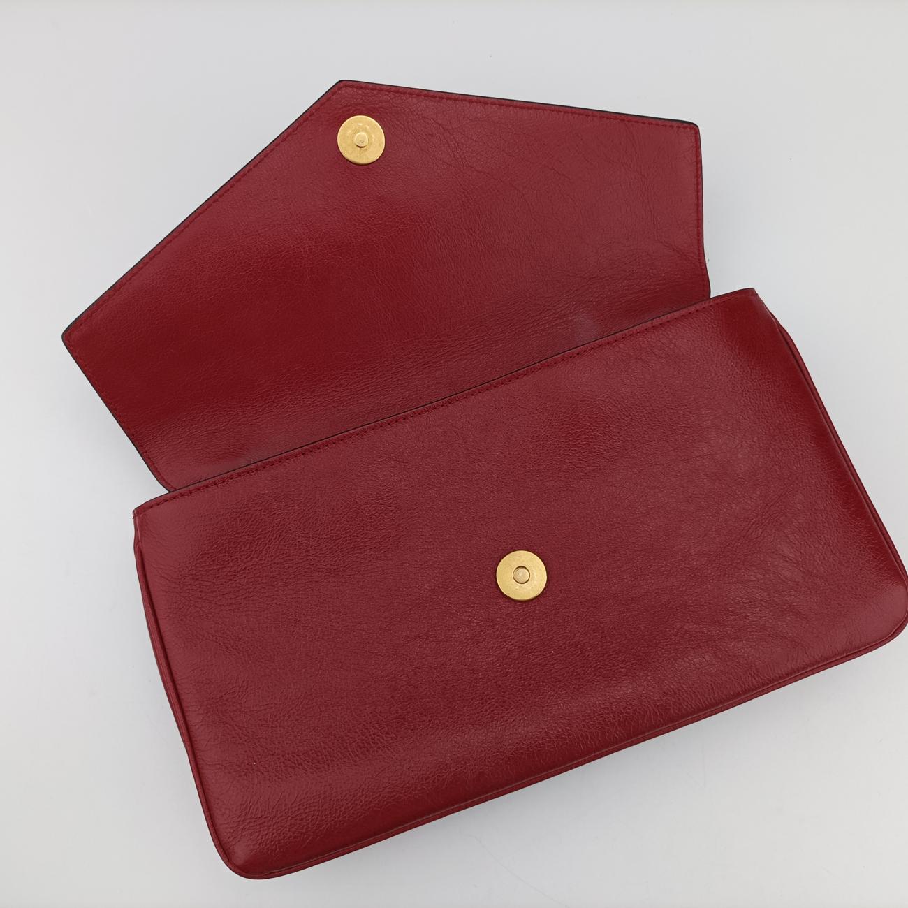 Thiara MediumBlack x Red x GoldLeather524822A025653993ティアラ ミディアムブラック×レッド×ゴールドレザー524822A025653993