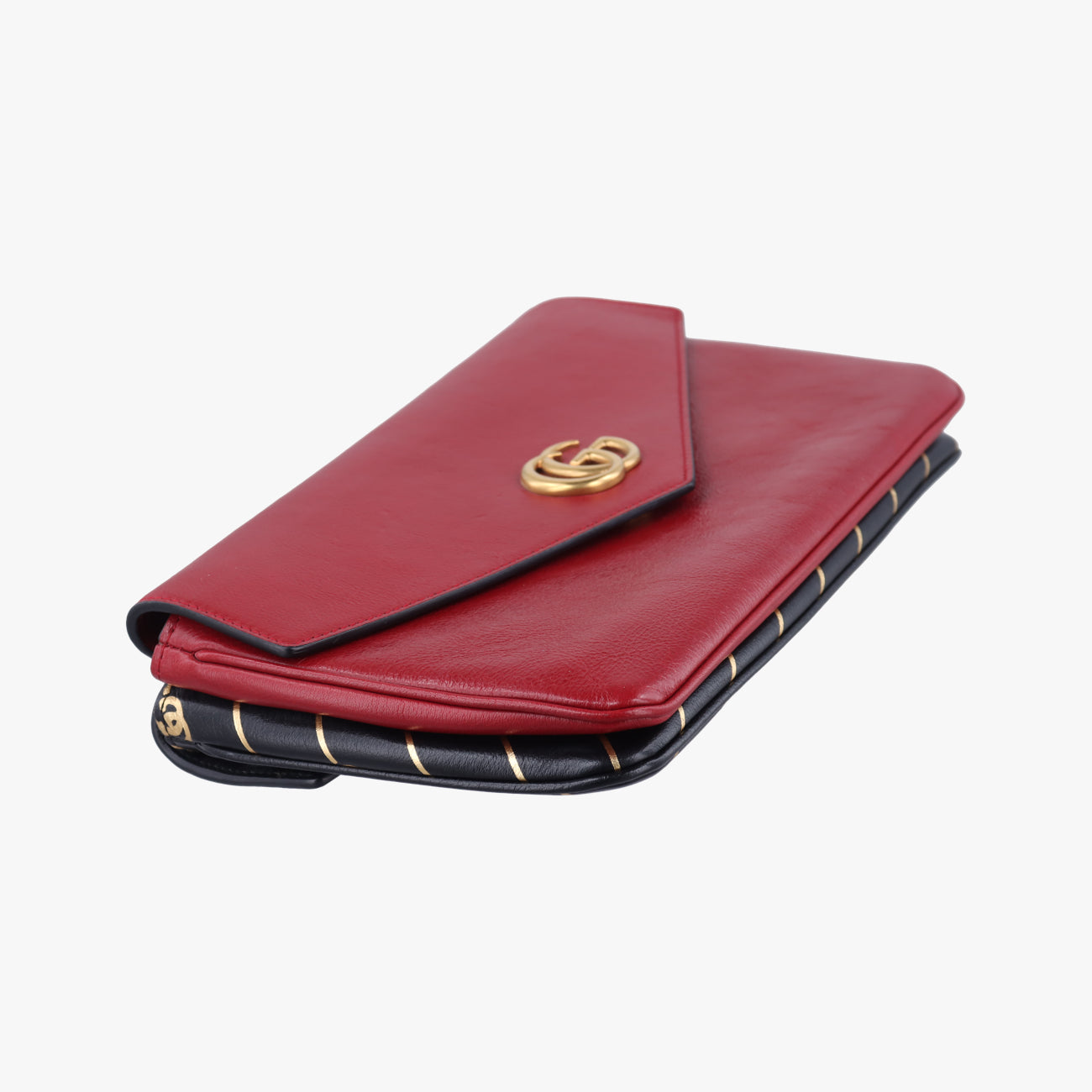 Thiara MediumBlack x Red x GoldLeather524822A025653993ティアラ ミディアムブラック×レッド×ゴールドレザー524822A025653993