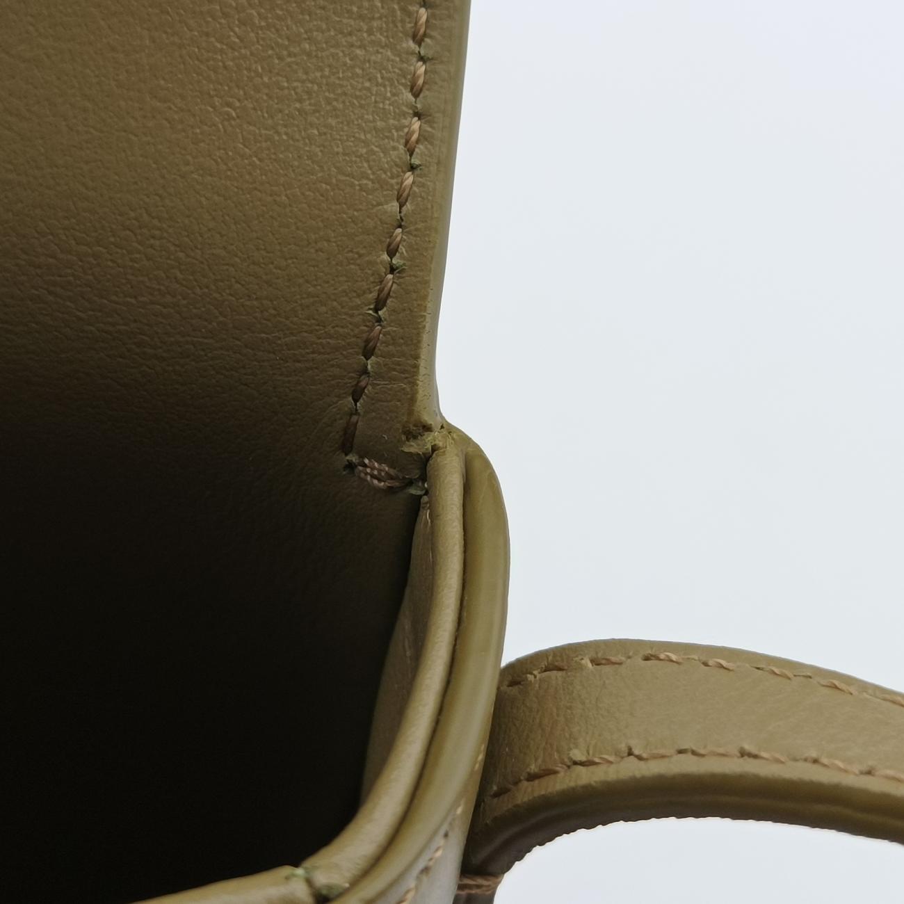2022 Mini Besace Cuir TriompheGreenleatherF-SD-12522022 ミニ ベサーチェ キュイール トリオンフグリーンレザーF-SD-1252