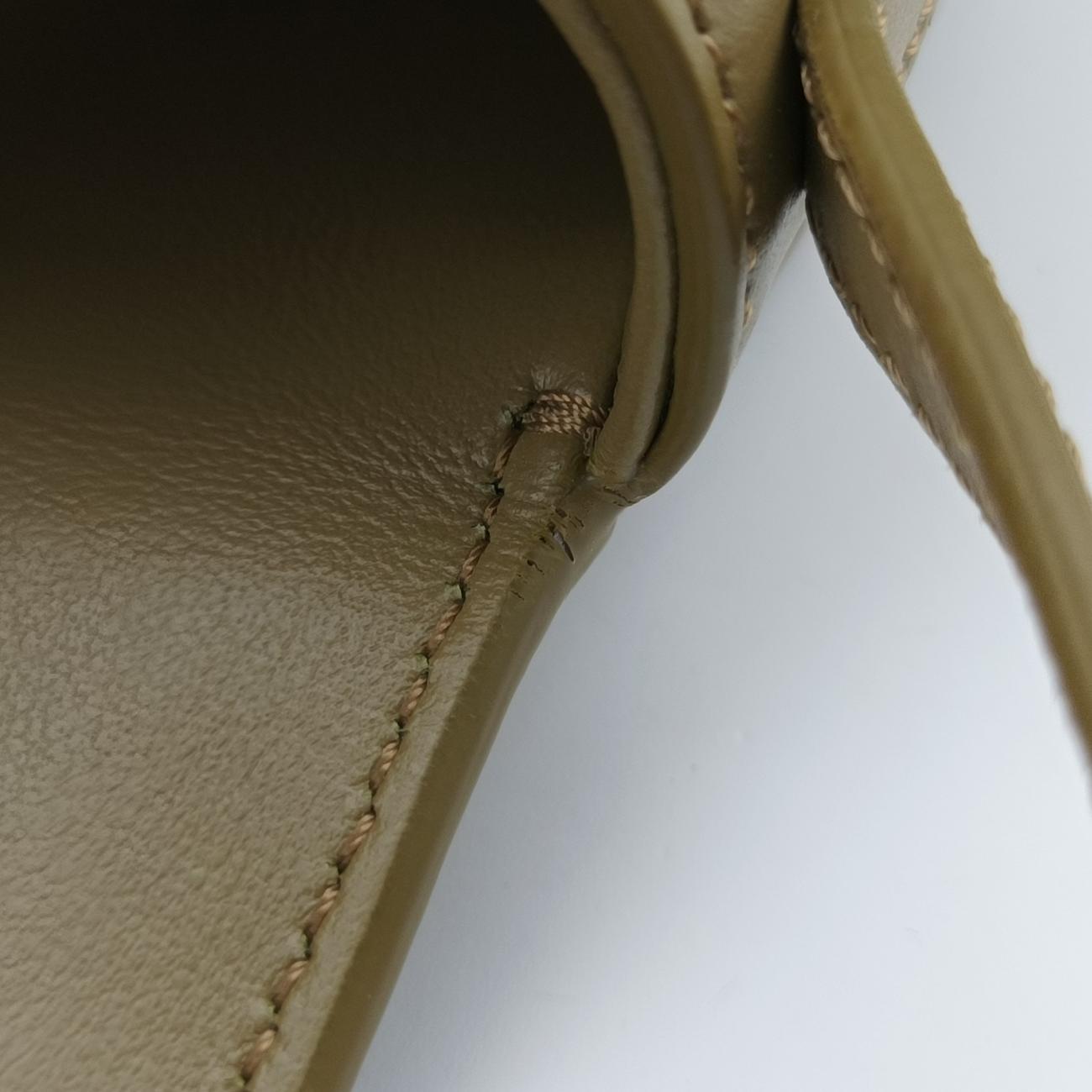 2022 Mini Besace Cuir TriompheGreenleatherF-SD-12522022 ミニ ベサーチェ キュイール トリオンフグリーンレザーF-SD-1252