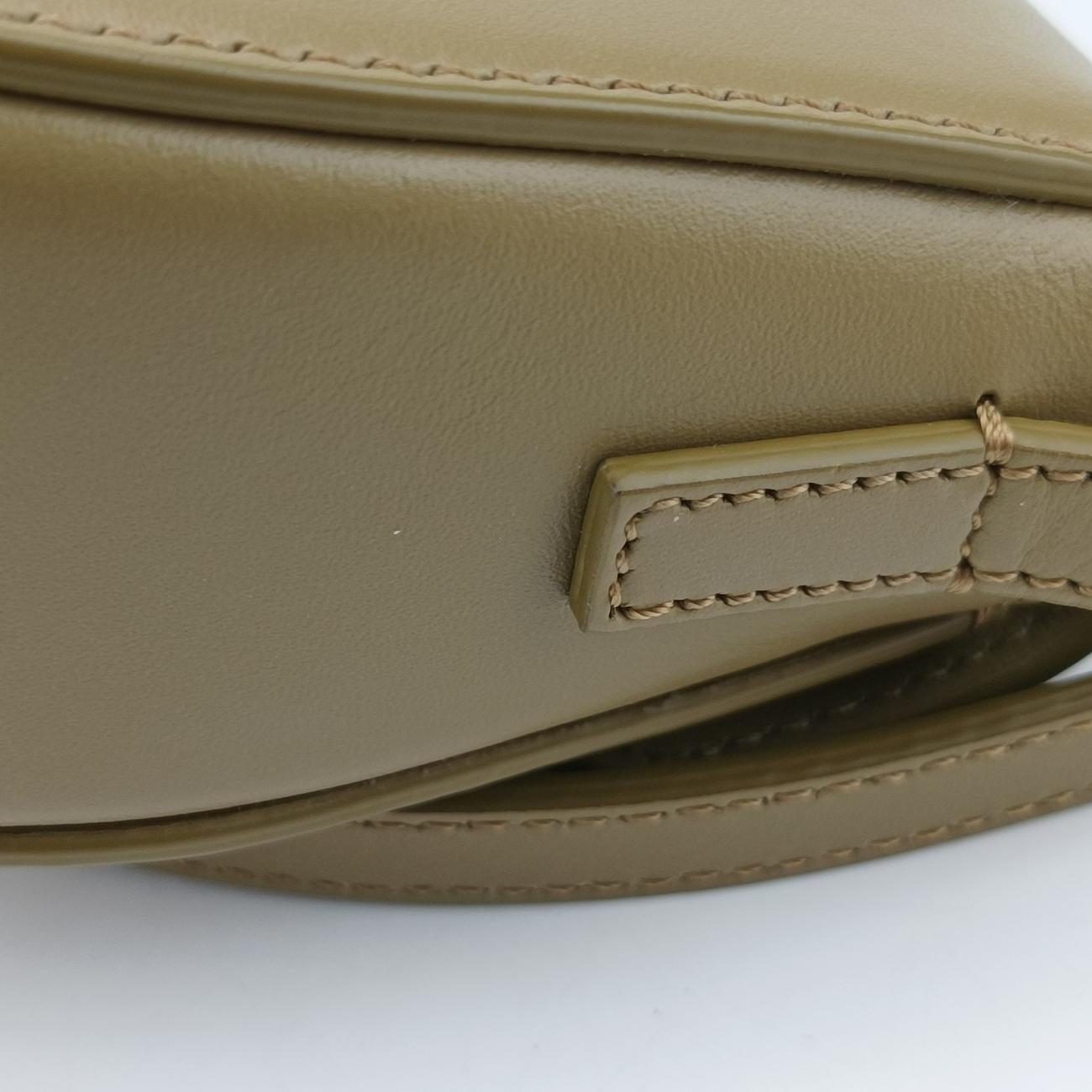 2022 Mini Besace Cuir TriompheGreenleatherF-SD-12522022 ミニ ベサーチェ キュイール トリオンフグリーンレザーF-SD-1252