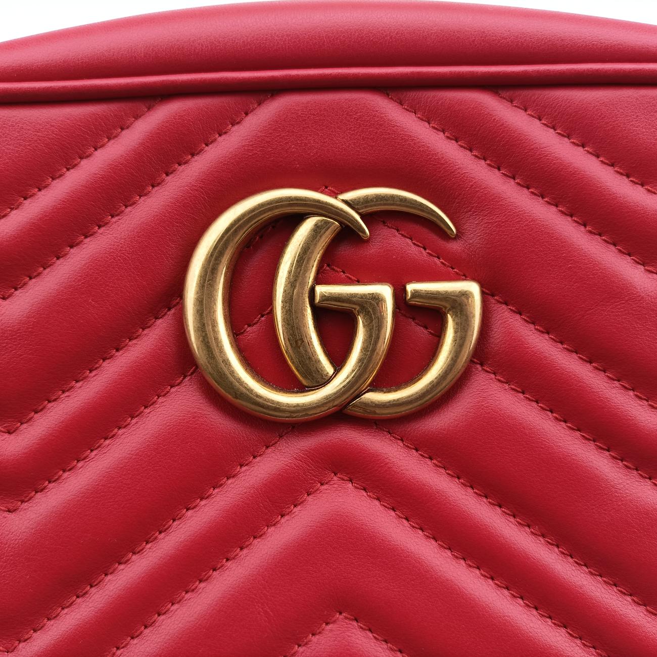 GG MarmontRedLeather447632G032595235GGマーモントレッドレザー447632G032595235
