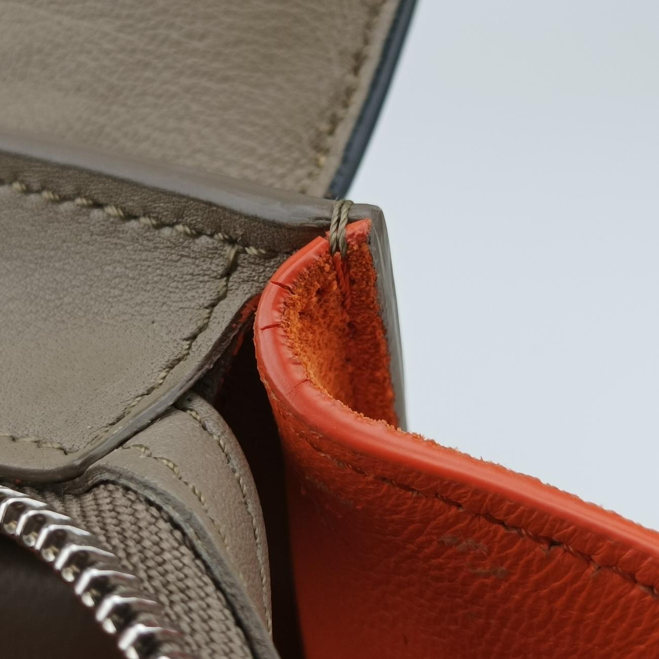 TrapezeBrown x Orange x BlackleatherU-CU-0124トラペーズスモールブラウン×オレンジ×ブラックレザーU-CU-0124