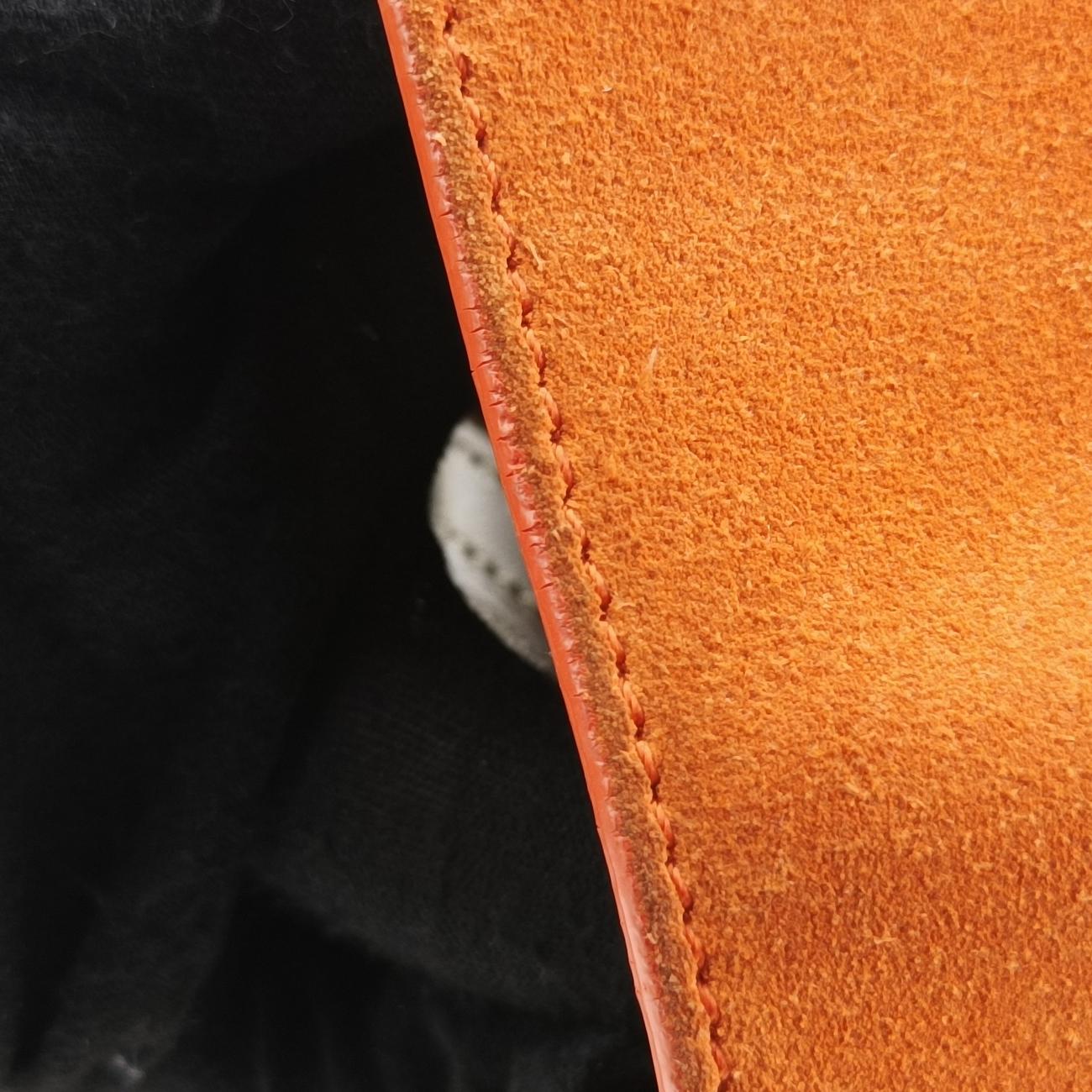 TrapezeBrown x Orange x BlackleatherU-CU-0124トラペーズスモールブラウン×オレンジ×ブラックレザーU-CU-0124