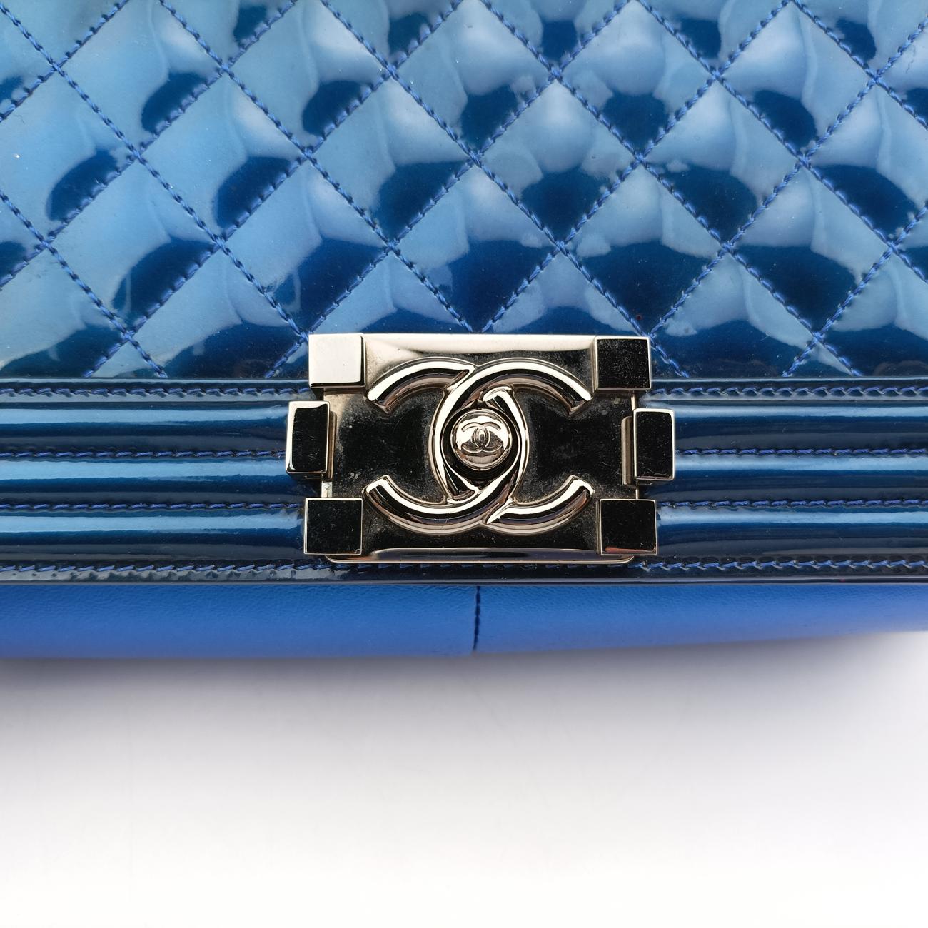 BOY CHANELBluePatentA9219319429673ボーイシャネルブルーパテントA9219319429673