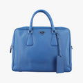 triangle logoBlueSAFFIANO LeatherVA07917 F三角ロゴブルーサフィアーノレザーVA07917 F