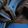 triangle logoBlueSAFFIANO LeatherVA07917 F三角ロゴブルーサフィアーノレザーVA07917 F