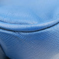 triangle logoBlueSAFFIANO LeatherVA07917 F三角ロゴブルーサフィアーノレザーVA07917 F