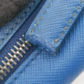 triangle logoBlueSAFFIANO LeatherVA07917 F三角ロゴブルーサフィアーノレザーVA07917 F