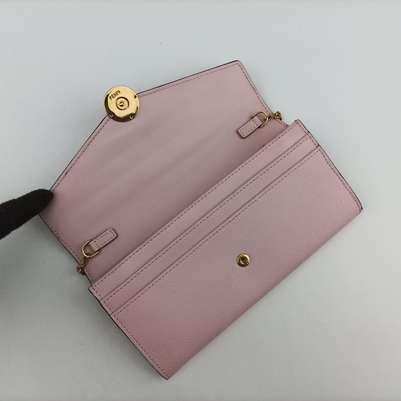 F is FendiPinkLeather8M03658M0365-A18B-198-3260F is Fendiピンクレザー8M03658M0365-A18B-198-3260