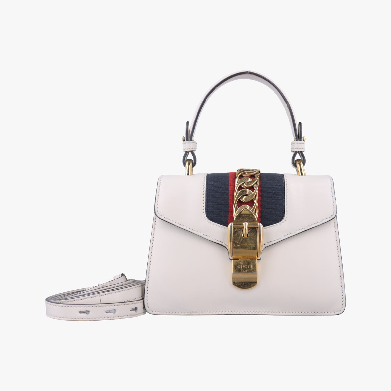 SylvieIvory×navy×redLeather470270Lot number unknownシルヴィアイボリー×ネイビー×レッドレザー470270製番不明