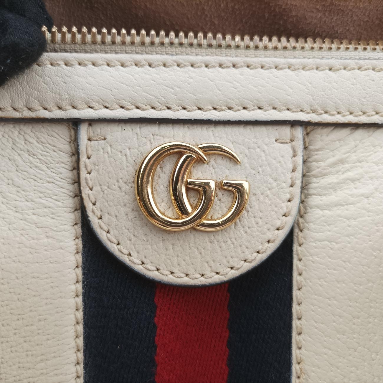 Ophidia GG SmallWhite×Black×RedLeather524532G028155339オフィディア GG スモールホワイト×ブラック×レッドレザー524532G028155339