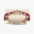 BrocheWhitexMulticolorLeather466433I021988061Brocheブロシュホワイトxマルチカラーレザー466433I021988061