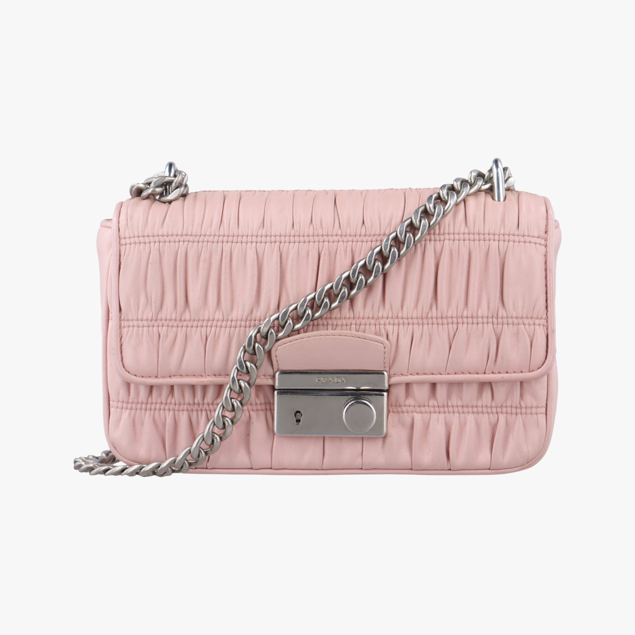 Nappa Gaufre Sound LockPinklambskin1BD139197ナッパゴーフル サウンドロックピンクラムスキン1BD139197