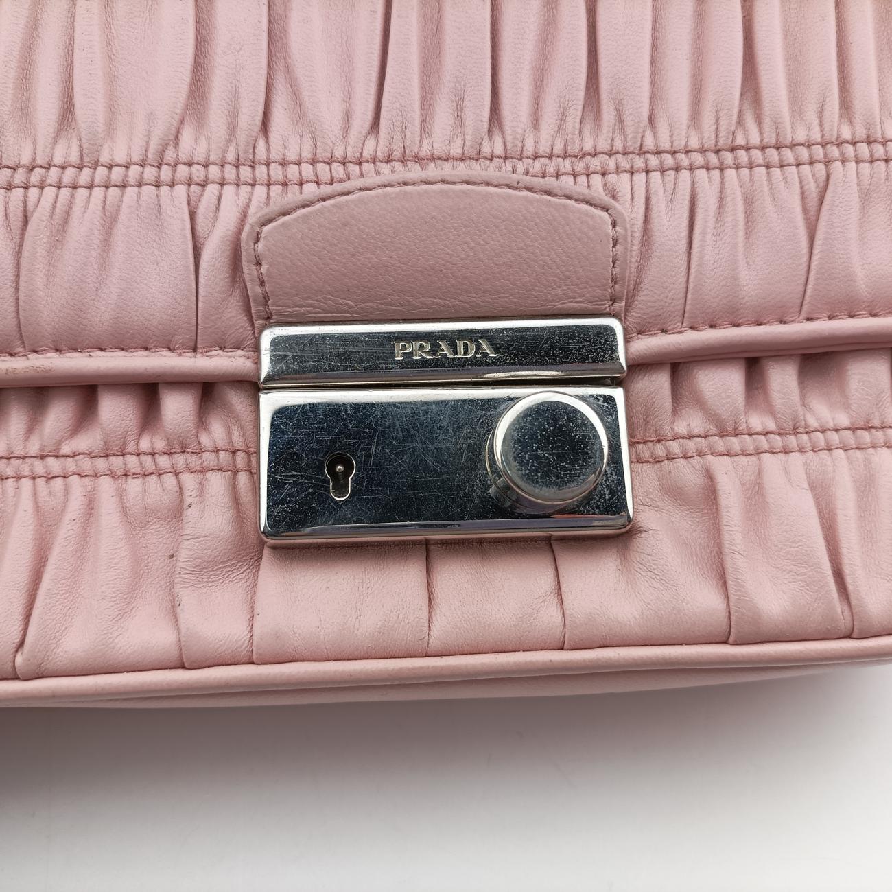 Nappa Gaufre Sound LockPinklambskin1BD139197ナッパゴーフル サウンドロックピンクラムスキン1BD139197