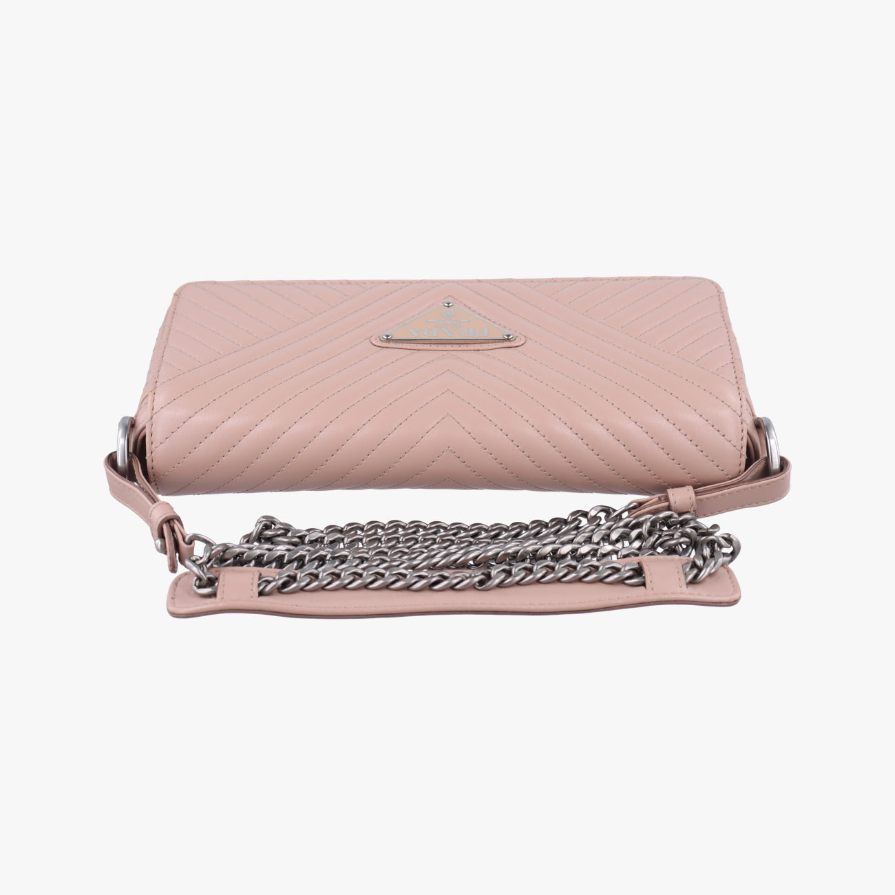 Triangle logo chainPinkleather1MH13259 A三角ロゴ チェーンピンクレザー1MH13259 A