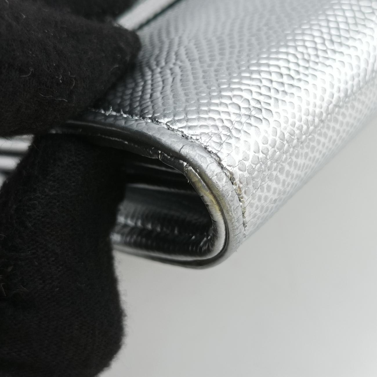 CD logo chainSilverLeather24-MA-0115CD ロゴ チェーンシルバーレザー24-MA-0115