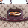 New BambooBeige×Browncanvas x leather240242B7082917ニューバンブーベージュ×ブラウンキャンバス×レザー240242B7082917