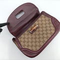 New BambooBeige×Browncanvas x leather240242B7082917ニューバンブーベージュ×ブラウンキャンバス×レザー240242B7082917