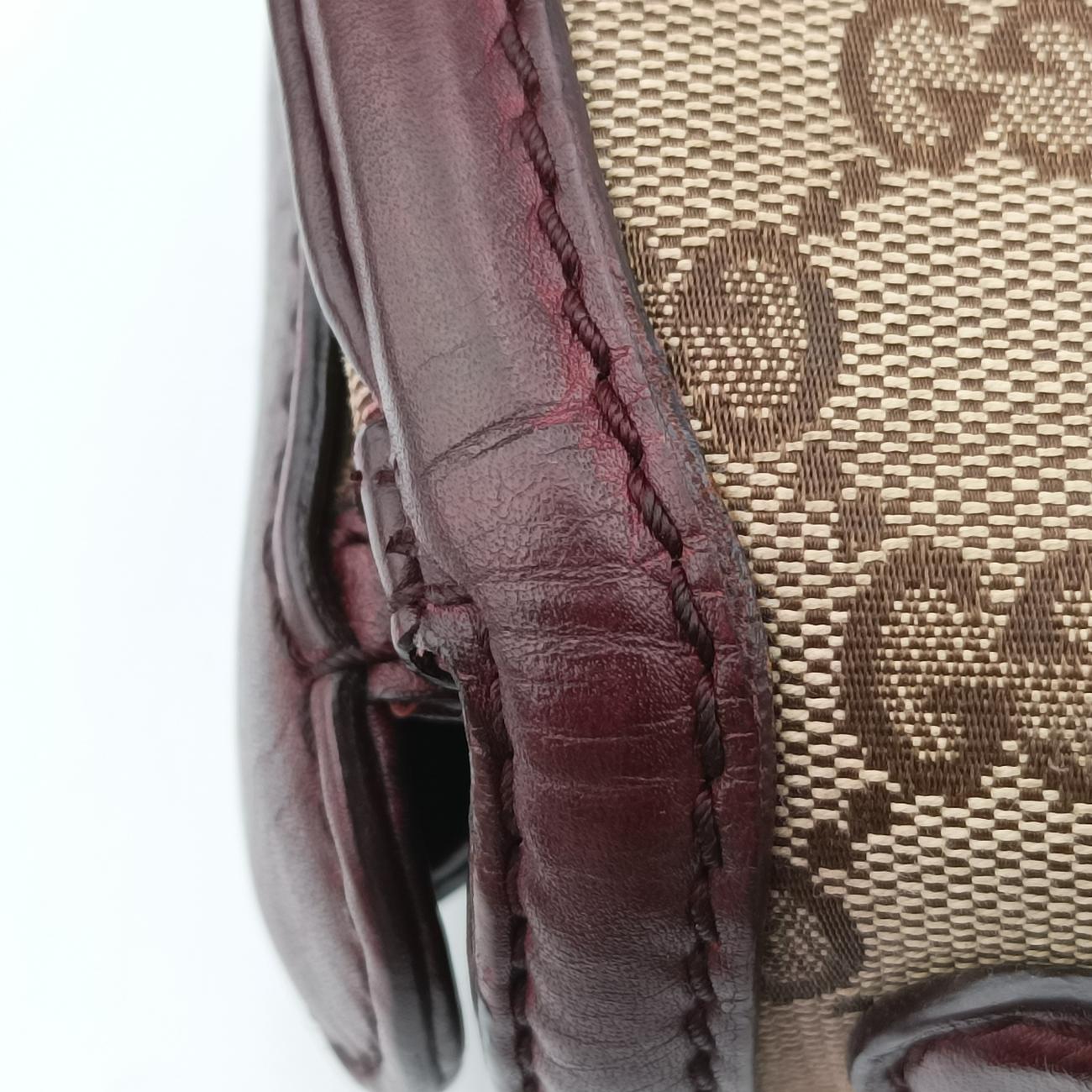 New BambooBeige×Browncanvas x leather240242B7082917ニューバンブーベージュ×ブラウンキャンバス×レザー240242B7082917