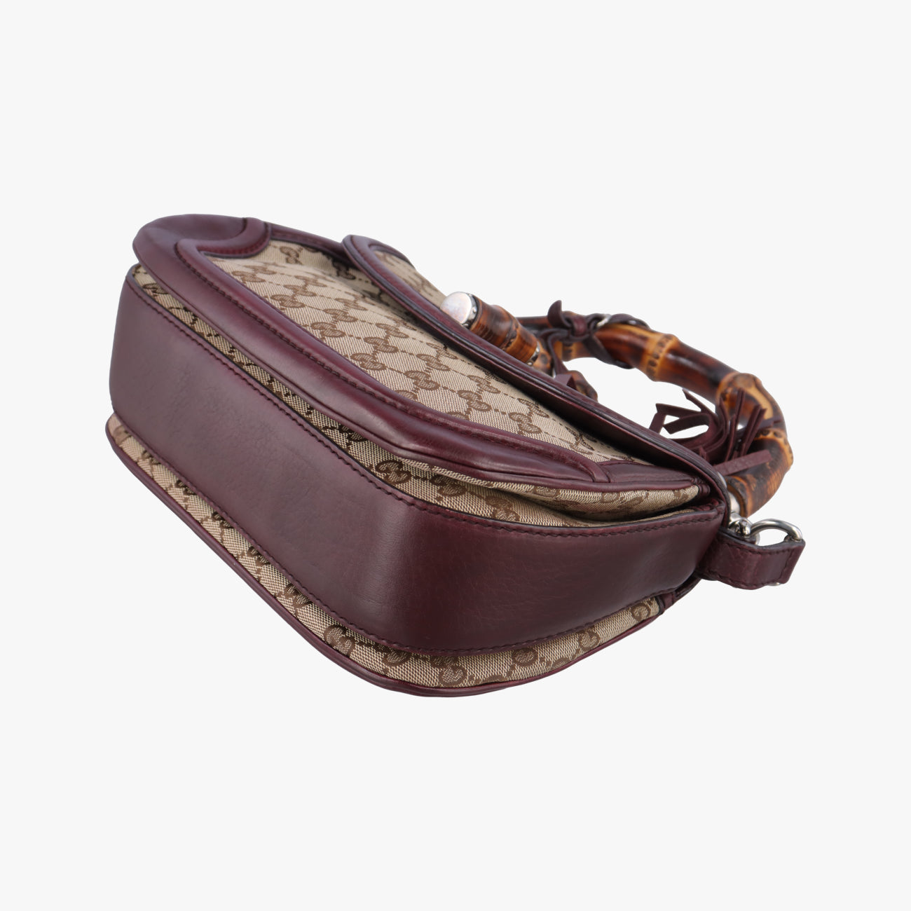 New BambooBeige×Browncanvas x leather240242B7082917ニューバンブーベージュ×ブラウンキャンバス×レザー240242B7082917