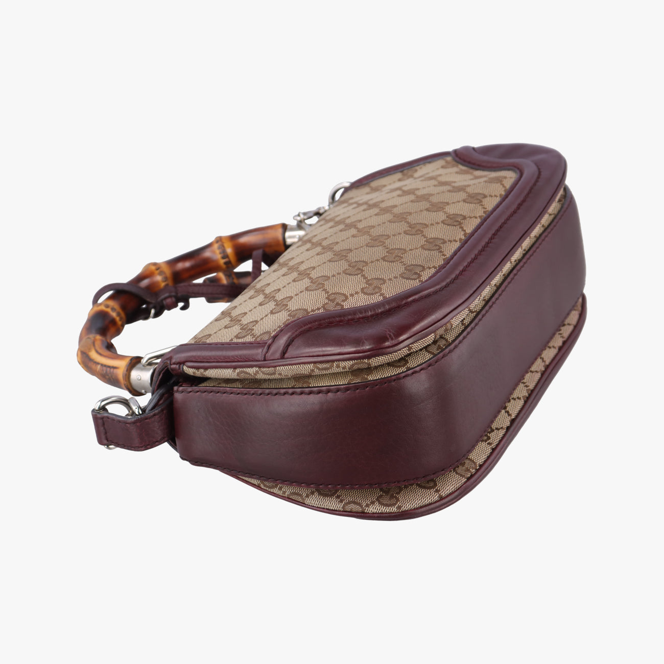 New BambooBeige×Browncanvas x leather240242B7082917ニューバンブーベージュ×ブラウンキャンバス×レザー240242B7082917