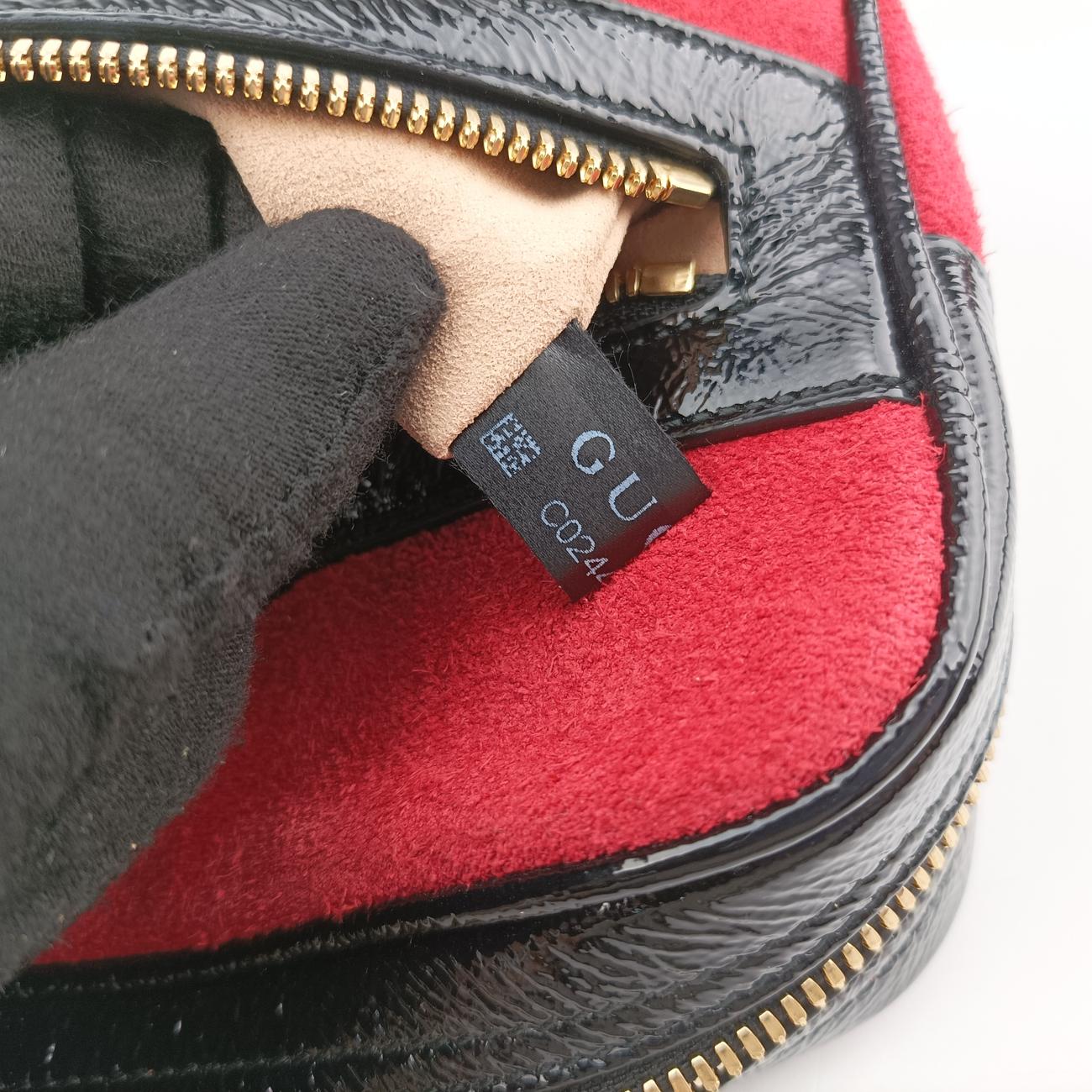 OphidiaRed×blacksuede517076C024440117オフィディアレッド×ブラックスエード517076C024440117