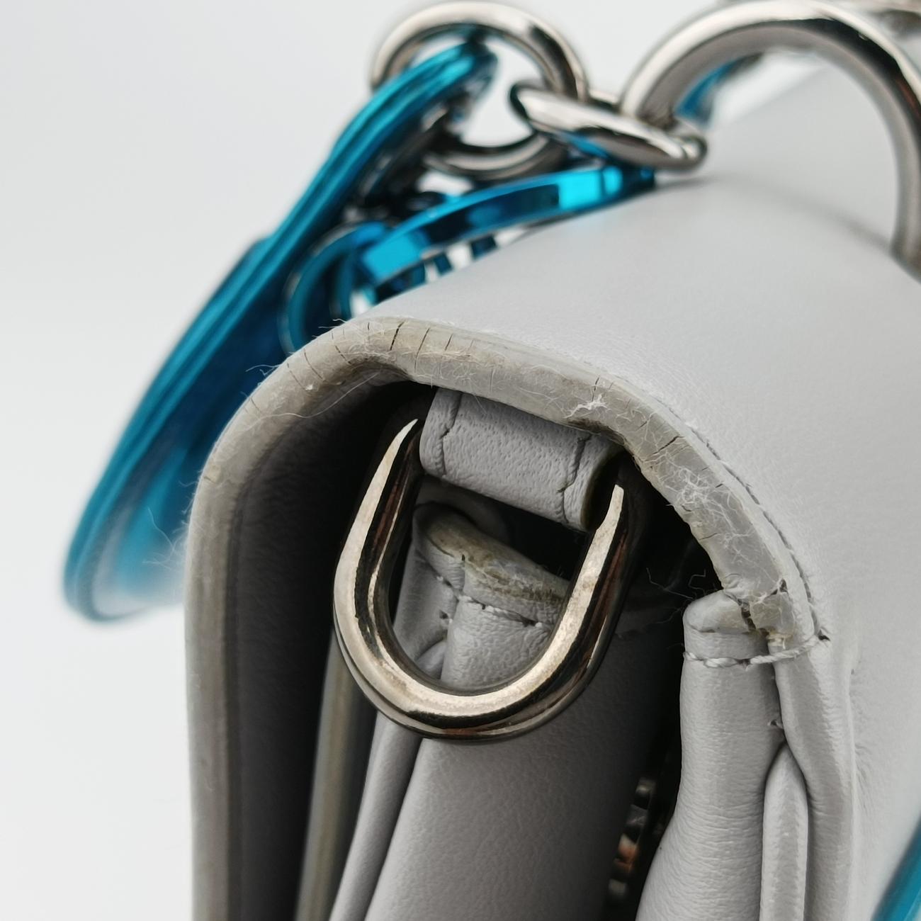 Be DiorGrey×BlueLeather19-MA-1105ビー ディオールグレー×ブルーレザー19-MA-1105