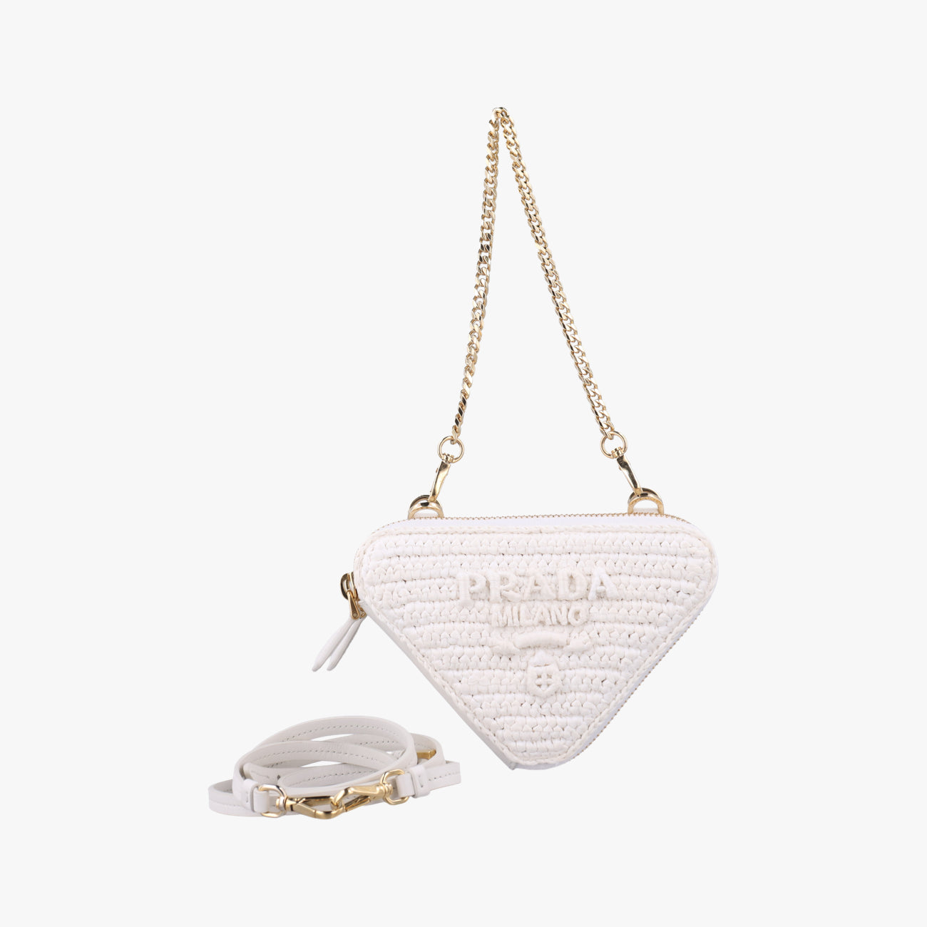 Triangle LogoWhiteStraw62トライアングル ロゴホワイトストロー62