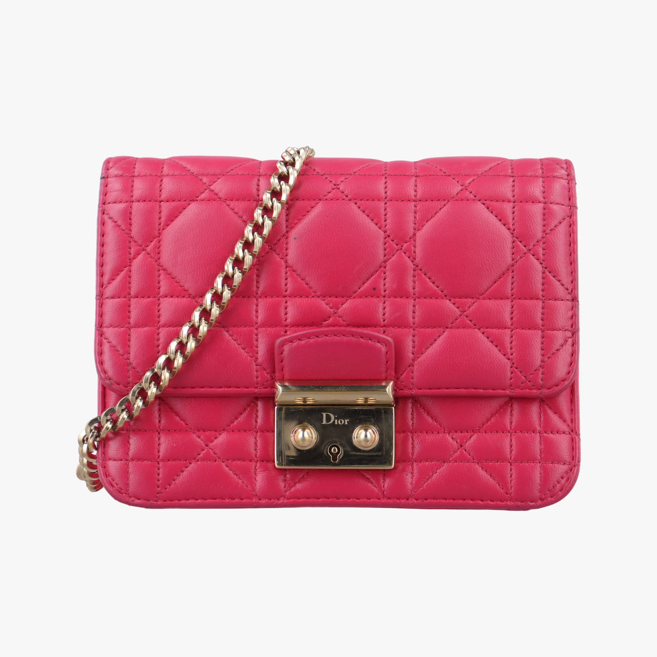 Cannage New LockPinklambskin12-MA-1104カナージュ ニューロックピンクラムスキン12-MA-1104