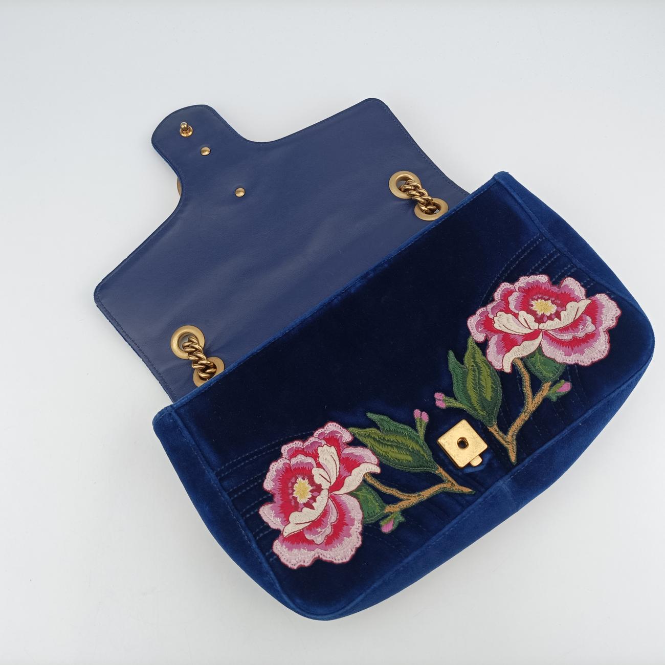 GG MarmontBlue×Multicolourvelour443496B022584461GGマーモントブルー×マルチカラーベロア443496B022584461