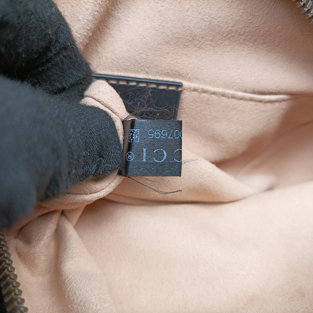 GG MarmontBlackLeather476434E025007695GGマーモントブラックレザー476434E025007695