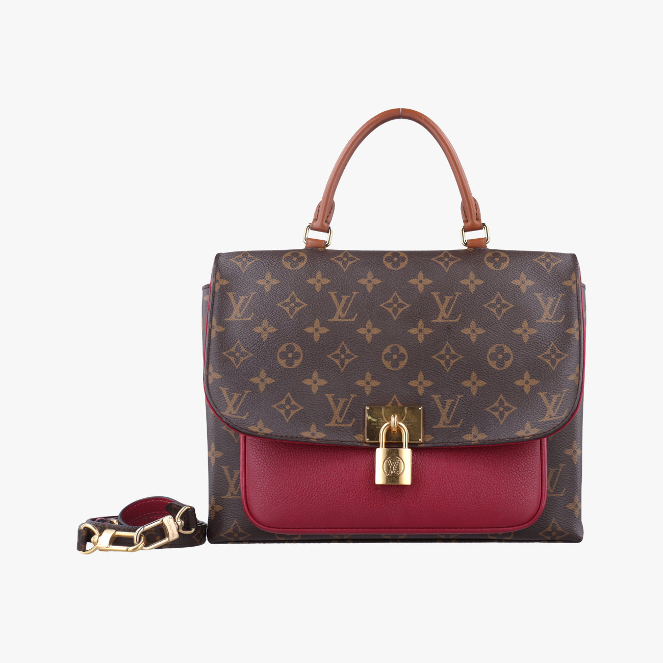 MARIGNANbrown×COQUELICOTMonogram Canvas×calf leatherM44286FL1149マリニャンモノグラム/ブラウン系×コクリコモノグラムキャンバス×カーフレザーM44286FL1149