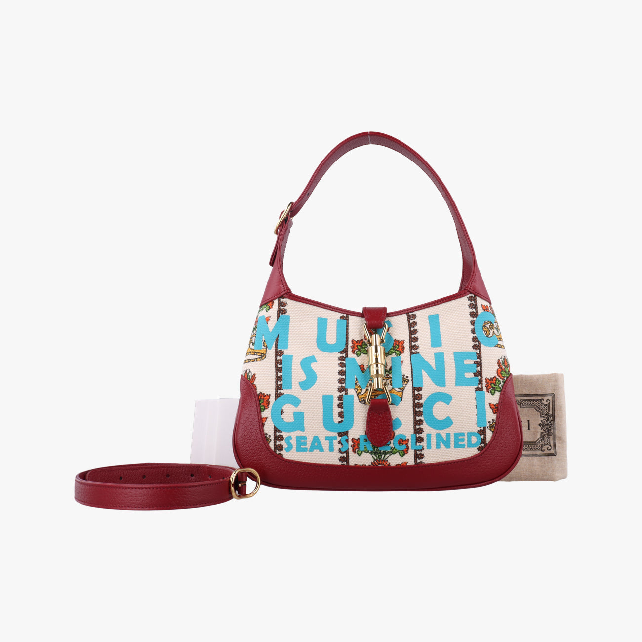 Jackie 1961Multicolourcanvas x leather636706G035805122ジャッキー 1961マルチカラーキャンバス×レザー636706G035805122