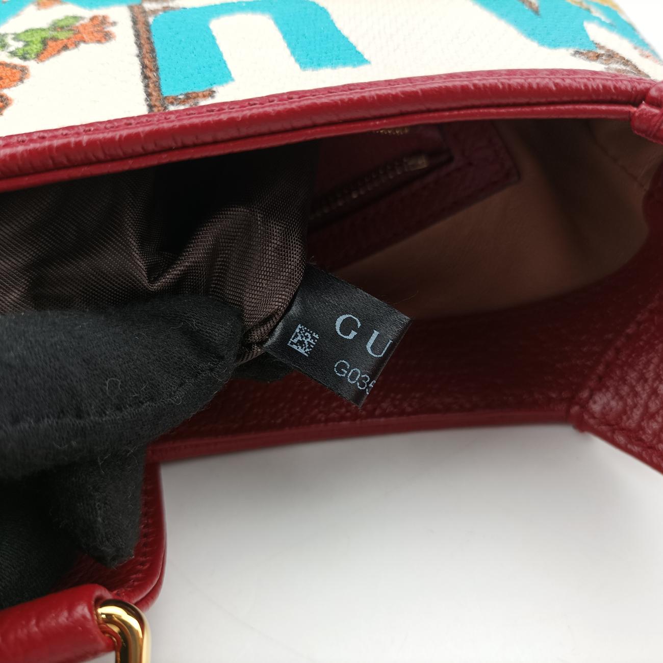 Jackie 1961Multicolourcanvas x leather636706G035805122ジャッキー 1961マルチカラーキャンバス×レザー636706G035805122