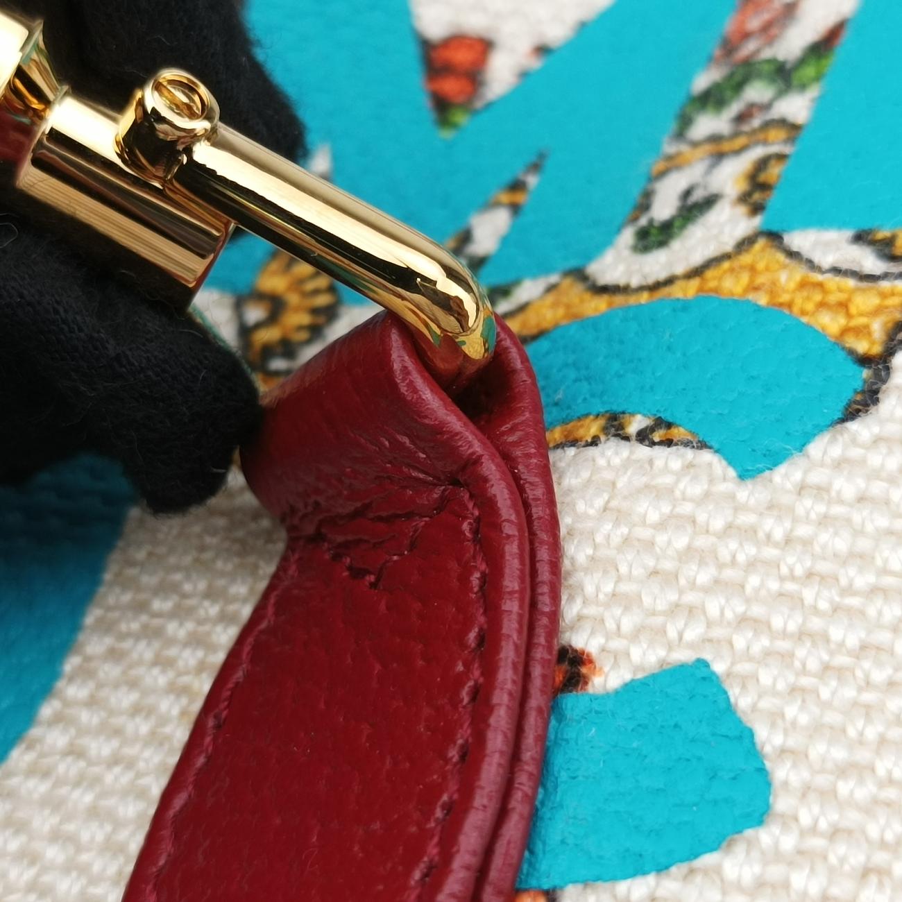 Jackie 1961Multicolourcanvas x leather636706G035805122ジャッキー 1961マルチカラーキャンバス×レザー636706G035805122