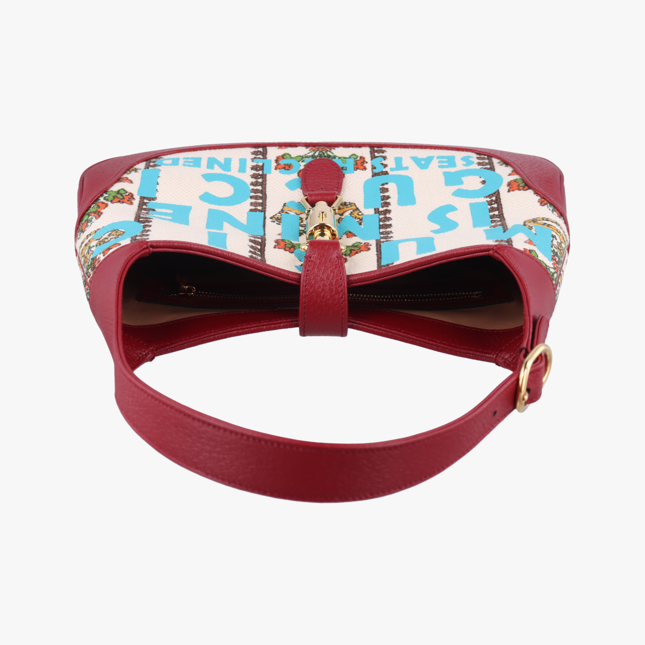 Jackie 1961Multicolourcanvas x leather636706G035805122ジャッキー 1961マルチカラーキャンバス×レザー636706G035805122